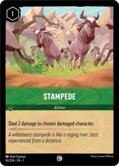 Stampede 96/204 The First Chapter Lorcana card