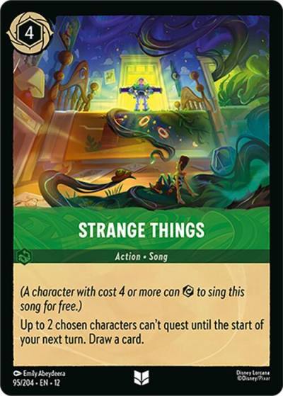 Strange Things 95/204 Wilds Unknown Lorcana card