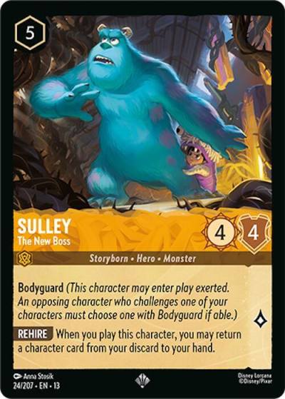 Sulley The New Boss 24/207 Attack of the Vine! Lorcana card