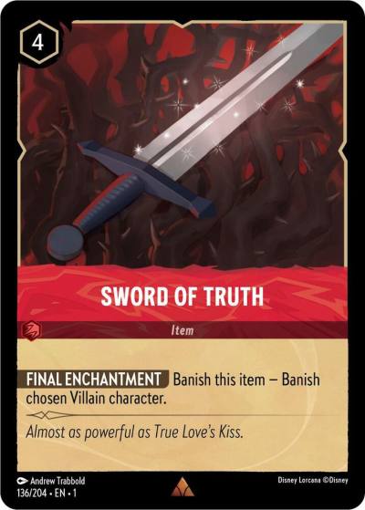 Sword of Truth 136/204 The First Chapter Lorcana card