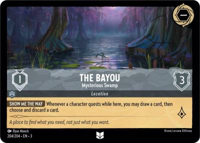 The Bayou Mysterious Swamp 204/204 Into the Inklands Lorcana card