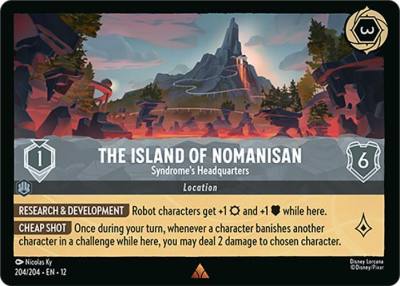 The Island of Nomanisan Syndrome's Headquarters 204/204 Wilds Unknown Lorcana card