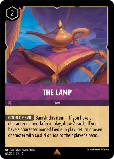 The Lamp 64/204 Into the Inklands Lorcana card