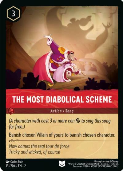 The Most Diabolical Scheme 131/204 Rise of the Floodborn Lorcana card