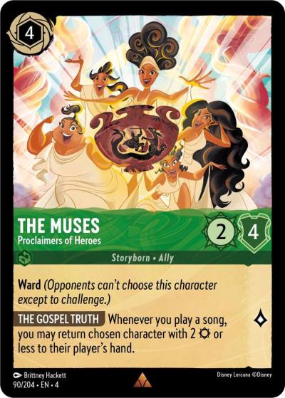 The Muses Proclaimers of Heroes 90/204 Ursula's Return Lorcana card