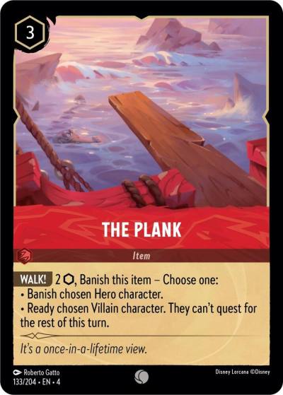 The Plank 133/204 Ursula's Return Lorcana card