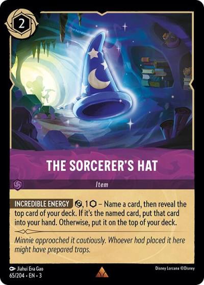 The Sorcerers Hat 65/204 Into the Inklands Lorcana card