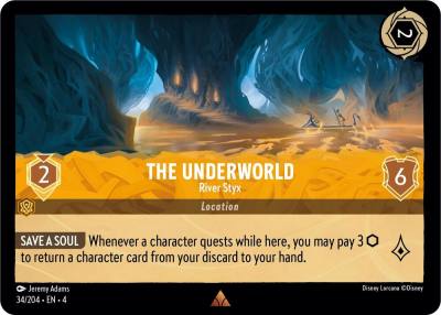 The Underworld River Styx 34/204 Ursula's Return Lorcana card