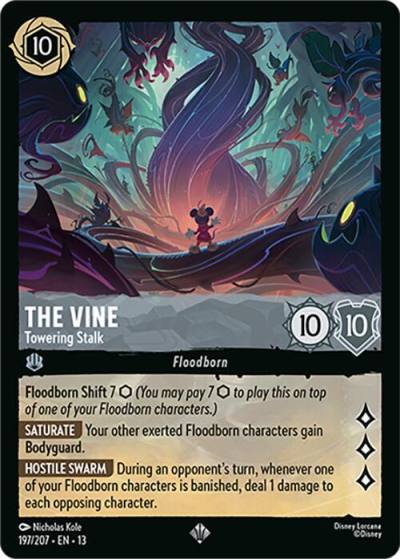 The Vine Towering Stalk 197/204 Attack of the Vine! Lorcana card
