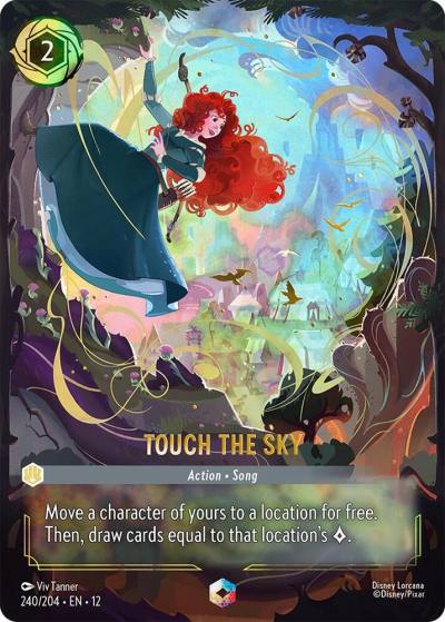 Touch the Sky (Enchanted) 240/204 Wilds Unknown Lorcana card
