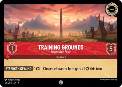Training Grounds Impossible Pillar 136/204 Ursula's Return Lorcana card
