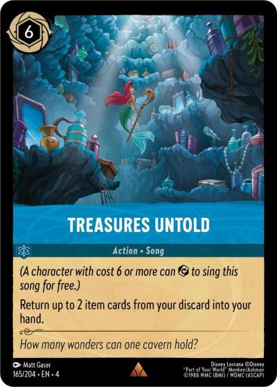 Treasures Untold 165/204 Ursula's Return Lorcana card
