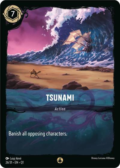 Tsunami 26/31 Illumineer's Quest: Deep Trouble Lorcana card