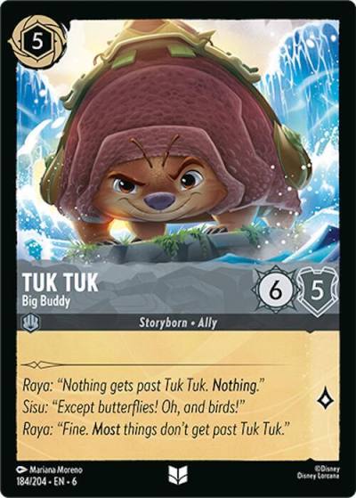 Tuk Tuk Big Buddy 184/204 Azurite Sea Lorcana card