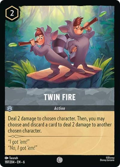 Twin Fire 197/204 Azurite Sea Lorcana card