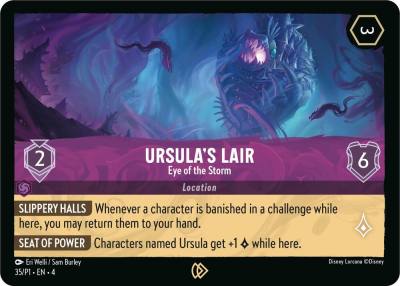 Ursulas Lair Eye of the Storm 35 Disney Lorcana Promo Cards Lorcana card