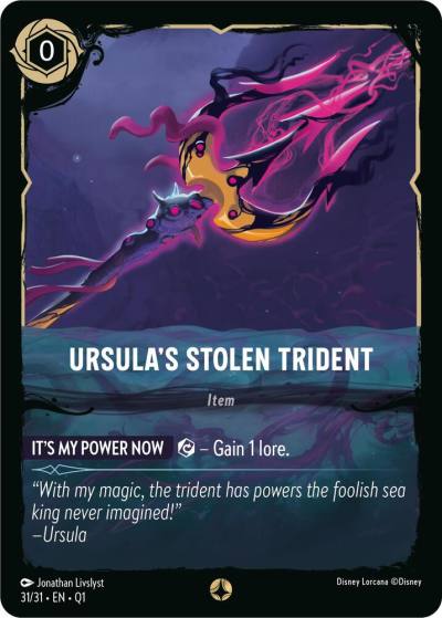 Ursulas Stolen Trident 31/31 Illumineer's Quest: Deep Trouble Lorcana card