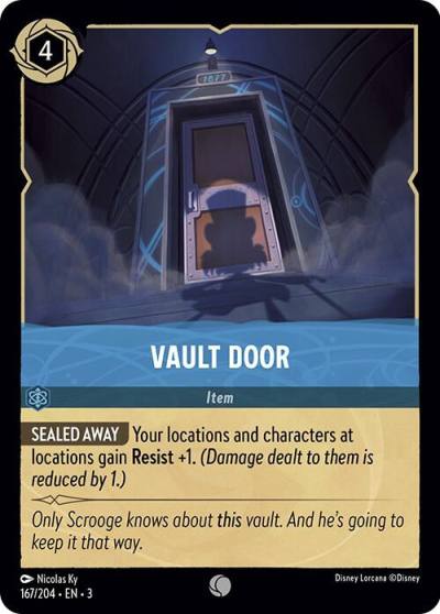 Vault Door 167/204 Into the Inklands Lorcana card
