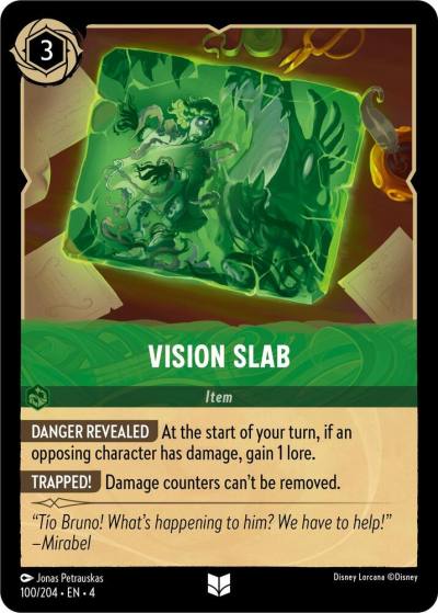 Vision Slab 100/204 Ursula's Return Lorcana card