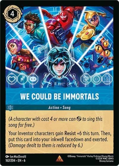 We Could Be Immortals 162/204 Azurite Sea Lorcana card