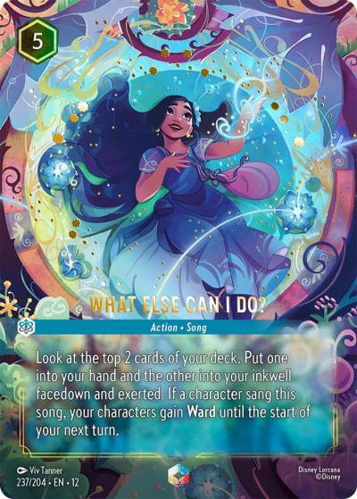 What Else Can I Do? (Enchanted) 237/204 Wilds Unknown Lorcana card
