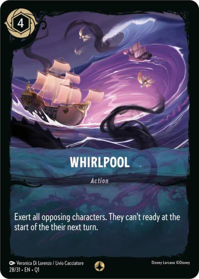 Whirlpool 28/31 Illumineer's Quest: Deep Trouble Lorcana card