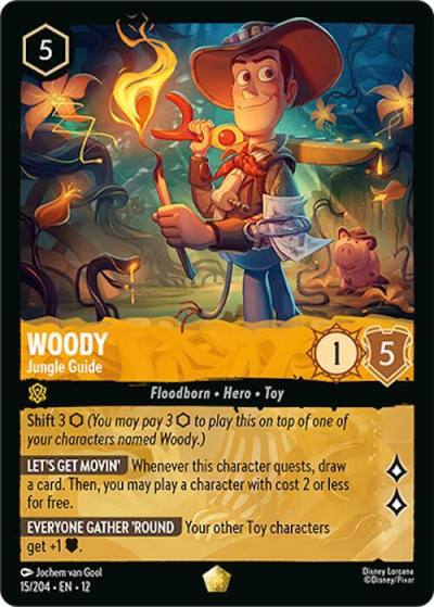 Woody Jungle Guide 15/204 Wilds Unknown Lorcana card
