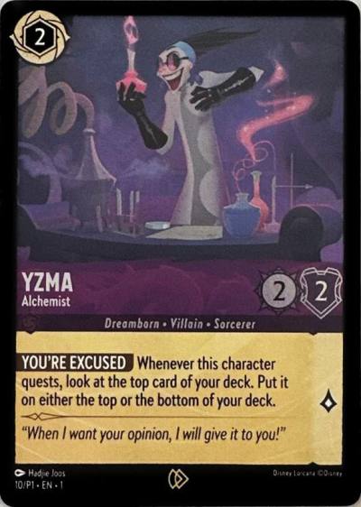 Yzma Alchemist 10 Disney Lorcana Promo Cards Lorcana card