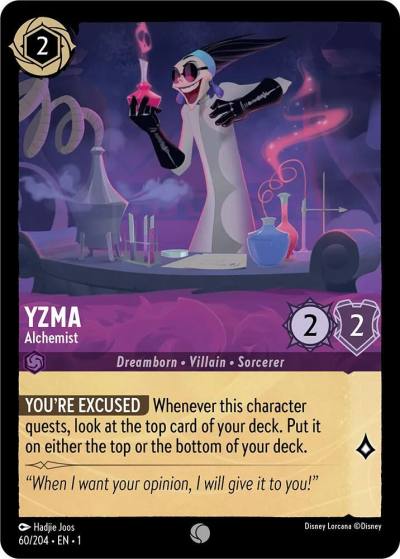 Yzma Alchemist 60/204 The First Chapter Lorcana card