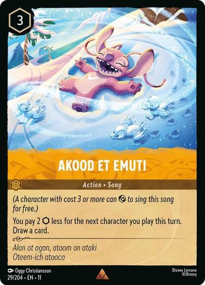 Akood Et Emuti 29/204 Winterspell Lorcana card