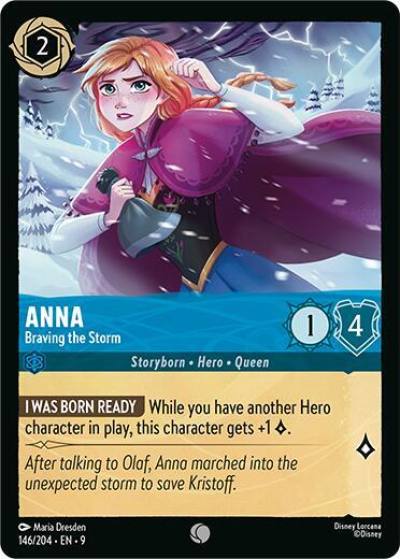 Anna Braving the Storm 146/204 Fabled Lorcana card