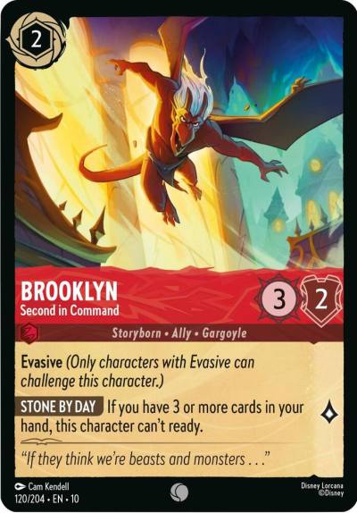 Brooklyn Second in Command 120/204 Whispers in the Well Lorcana card