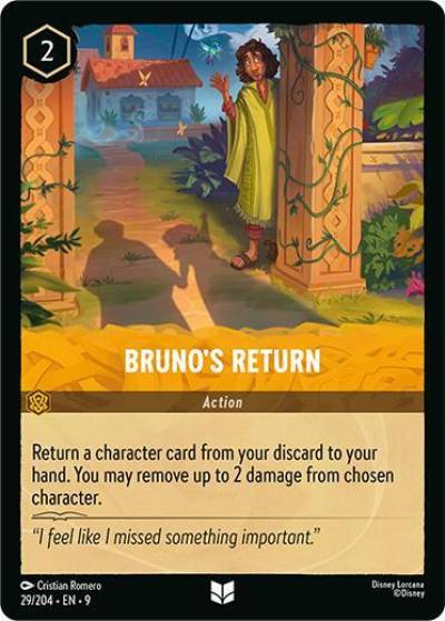 Brunos Return 29/204 Fabled Lorcana card