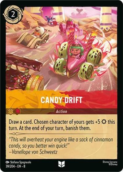 Candy Drift 39/204 Reign of Jafar Lorcana card