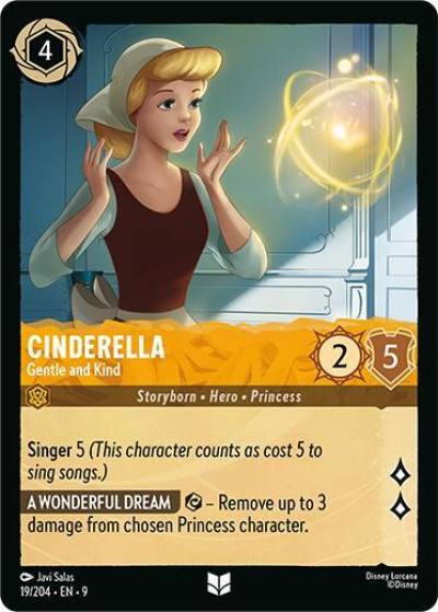 Cinderella Gentle and Kind 19/204 Fabled Lorcana card