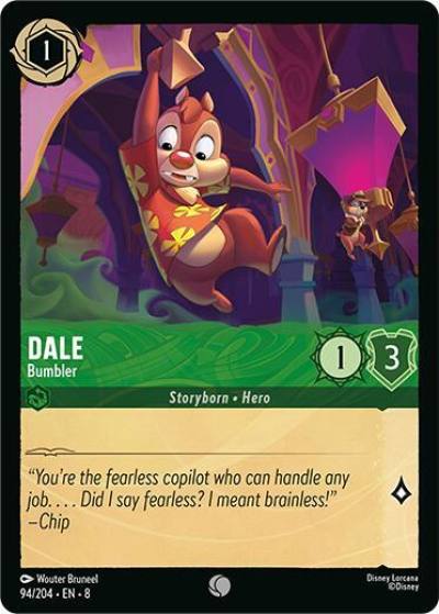 Dale Bumbler 94/204 Reign of Jafar Lorcana card