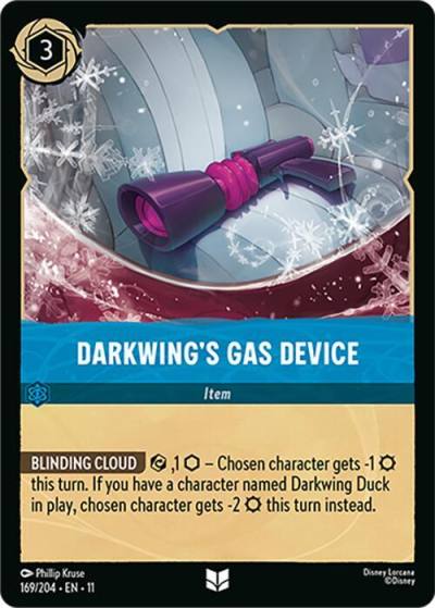 Darkwings Gas Device 169/204 Winterspell Lorcana card