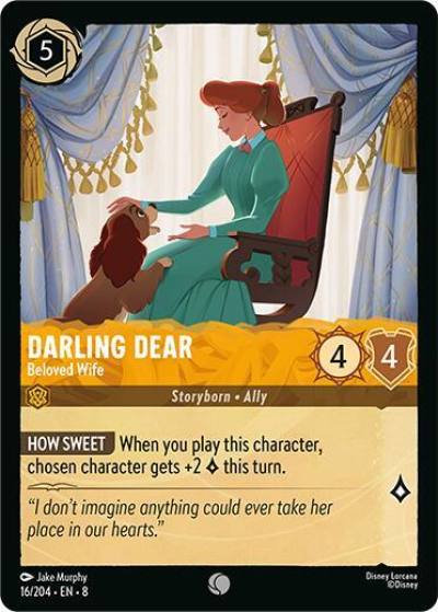 Darling Dear Beloved Wife 16/204 Reign of Jafar Lorcana card