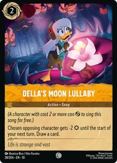 Dellas Moon Lullaby 28/204 Whispers in the Well Lorcana card