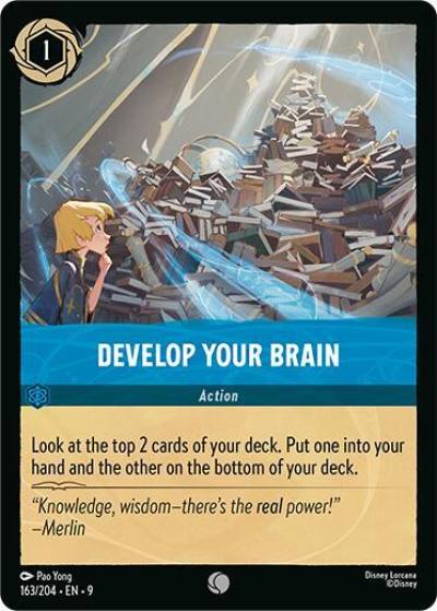 Develop Your Brain 163/204 Fabled Lorcana card