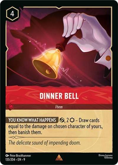 Dinner Bell 135/204 Fabled Lorcana card