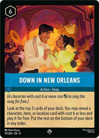 Down in New Orleans 177/204 Reign of Jafar Lorcana card