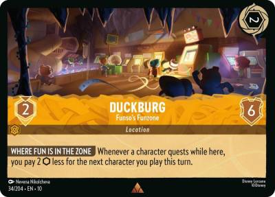 Duckburg Funsos Funzone 34/204 Whispers in the Well Lorcana card