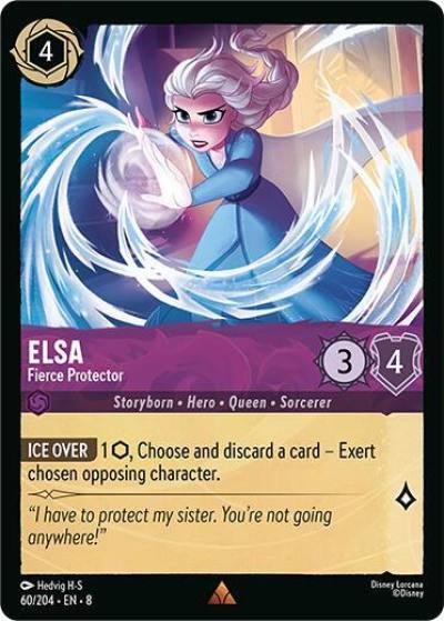 Elsa Fierce Protector 60/204 Reign of Jafar Lorcana card