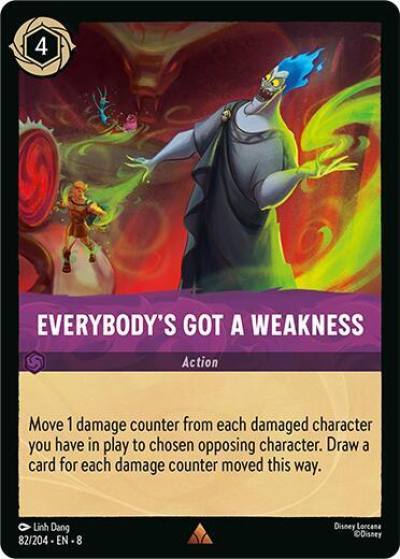 Everybodys Got A Weakness 82/204 Reign of Jafar Lorcana card