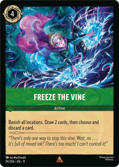 Freeze the Vine 96/204 Winterspell Lorcana card