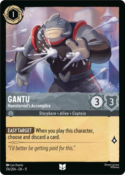 Gantu Hamsterviels Accomplice 176/204 Winterspell Lorcana card