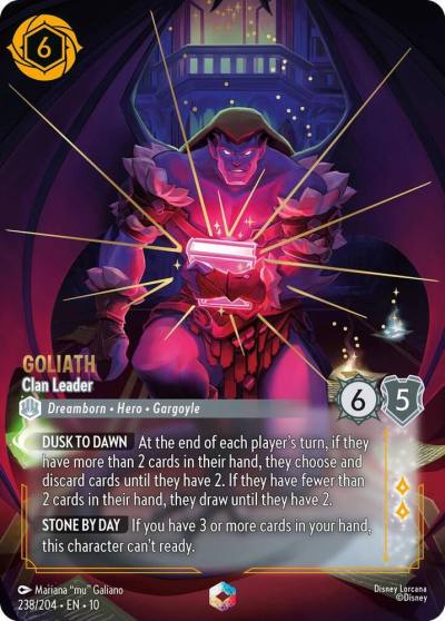 Goliath Clan Leader Enchanted 238/204 Whispers in the Well Lorcana card
