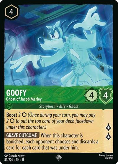 Goofy Ghost of Jacob Marley 83/204 Winterspell Lorcana card