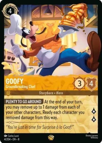 Goofy Groundbreaking Chef 4/204 Reign of Jafar Lorcana card